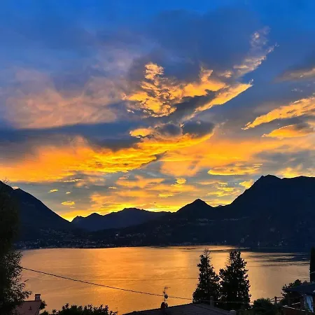 Sunset House Air Con Large Balcony, Unbeatable View And Peace Appartement Perledo